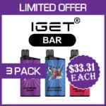 IGET BAR – 3500 PUFFS  – 3 PACK