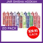 JNR SHISHA HOOKAH – 12000 PUFFS – 20 PACK