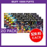 IBUFF SHISHA 15000 PUFFS – 20 PACK