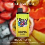 IGET BAR PRO STRAWBERRY PASSIONFRUIT MANGO – 10000 PUFFS