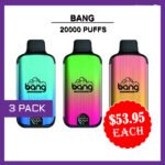 BANG – 3 PACK – 20000 PUFFS