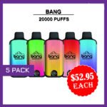 BANG – 5 PACK – 20000 PUFFS