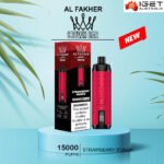 ALFAKHER CROWN BAR – STRAWBERRY PUNCH – 15000 PUFFS