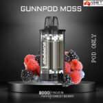 GUNNPOD MOSS – FROZEN FOREST BERRY – 8000 PUFFS – POD ONLY