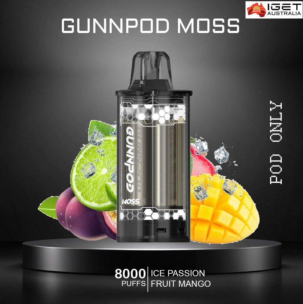 GUNNPOD-MOSS-ICE-PASSION-FRUIT-MANGO-8000-PUFFS-POD-ONLY-1.jpg GUNNPOD MOSS β ICE PASSION FRUIT MANGO β 8000 PUFFS β POD ONLY - Image 1