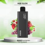 HQD SLICK RASPBERRY GRAPE  – 6000 PUFFS