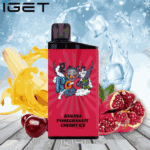 IGET BAR BANANA POMEGRANATE CHERRY ICE – 3500 PUFFS