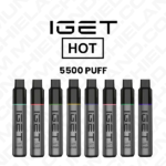 IGET HOT Disposable Vape Wholesale (5500 Puffs)