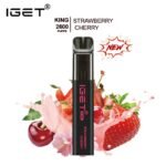 IGET KING STRAWBERRY CHERRY – 2600 PUFFS