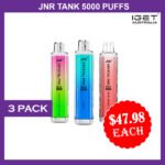 JNR CRYSTAL PRO MAX – 5000 PUFFS – 3 PACK