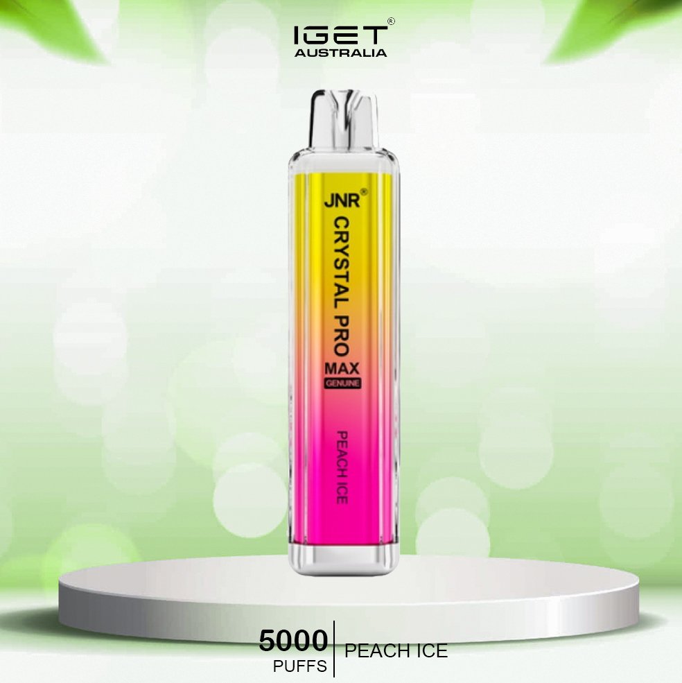 JNR-CRYSTAL-PRO-MAX-PEACH-ICE-5000-PUFFS.jpg JNR CRYSTAL PRO MAX – PEACH ICE – 5000 PUFFS - Image 1
