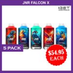JNR FALCON X – 18000 PUFFS – 5 PACK