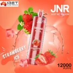 JNR SHISHA HOOKAH – STRAWBERRY ICE – 12000 PUFFS
