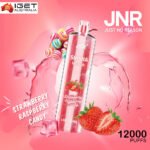 JNR SHISHA HOOKAH STRAWBERRY RASPBERRY CANDY – 12000 PUFFS