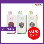 KUZ LUX 9000 PUFFS – 3 PACK