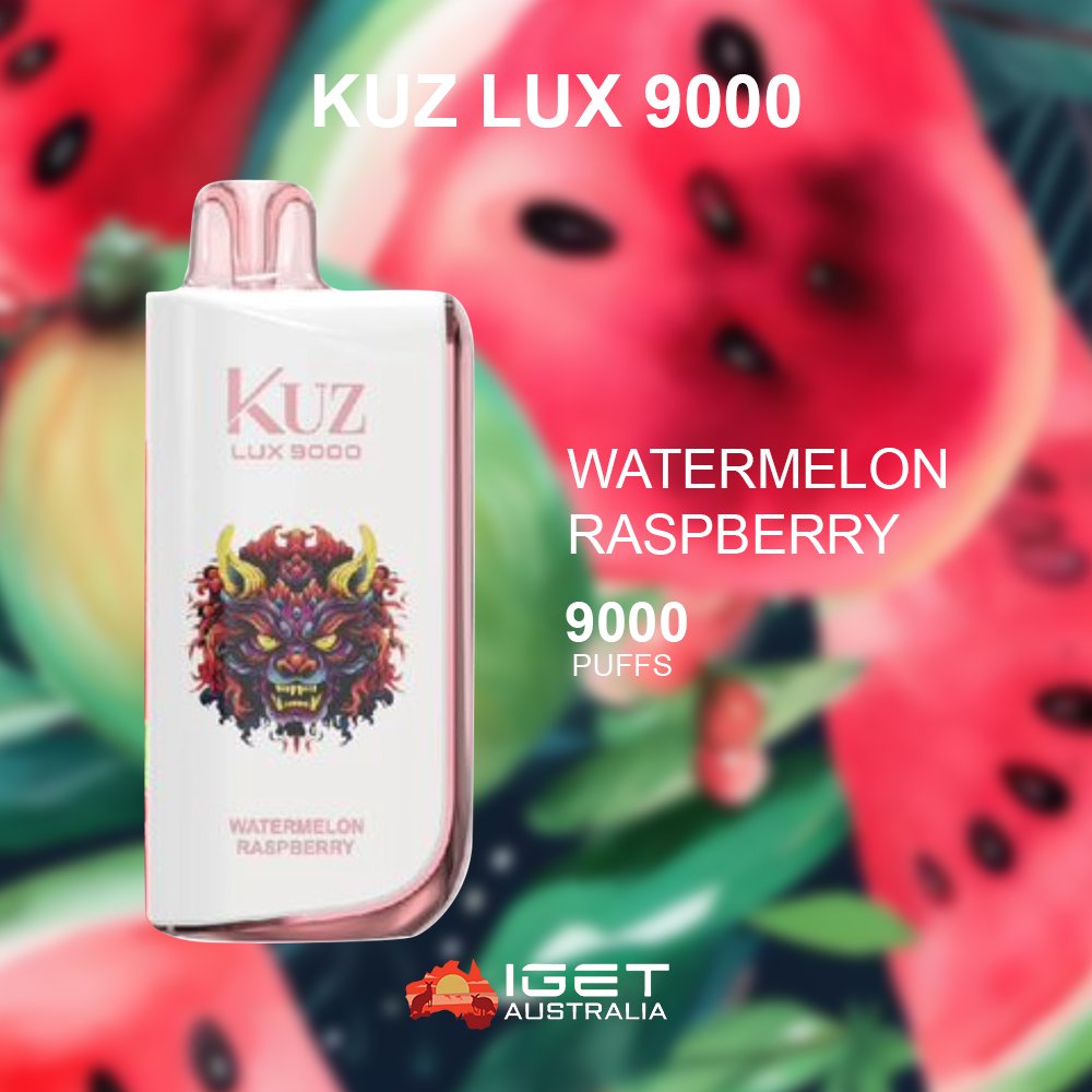 KUZ-LUX-WATERMELON-RASPBERRY-9000-PUFFS.jpg KUZ LUX WATERMELON RASPBERRY – 9000 PUFFS - Image 1