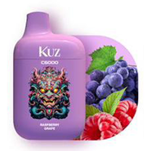 KUZ-Raspberry-Grape-6000.png KUZ RASPBERRY GRAPE – 6000 PUFFS - Image 1