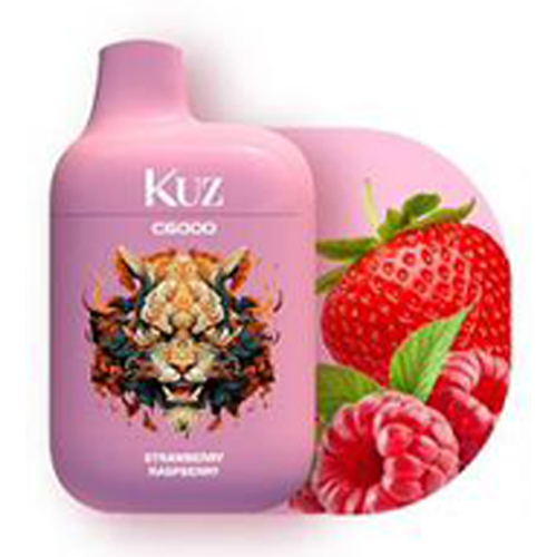KUZ-Strawberry-Raspberry-6000.png KUZ STRAWBERRY RASPBERRY – 6000 PUFFS - Image 1
