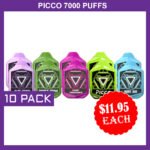 PICCO 7000 PUFFS – 10 PACK