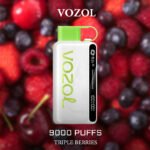 VOZOL TRIPLE BERRIES – 9000 PUFFS