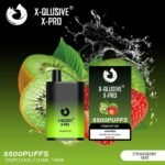 X-QLUSIVE X-PRO STRAWBERRY KIWI – 5500 PUFFS