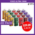 YOOZ ULTRA – 15000 PUFFS – 20 PACK