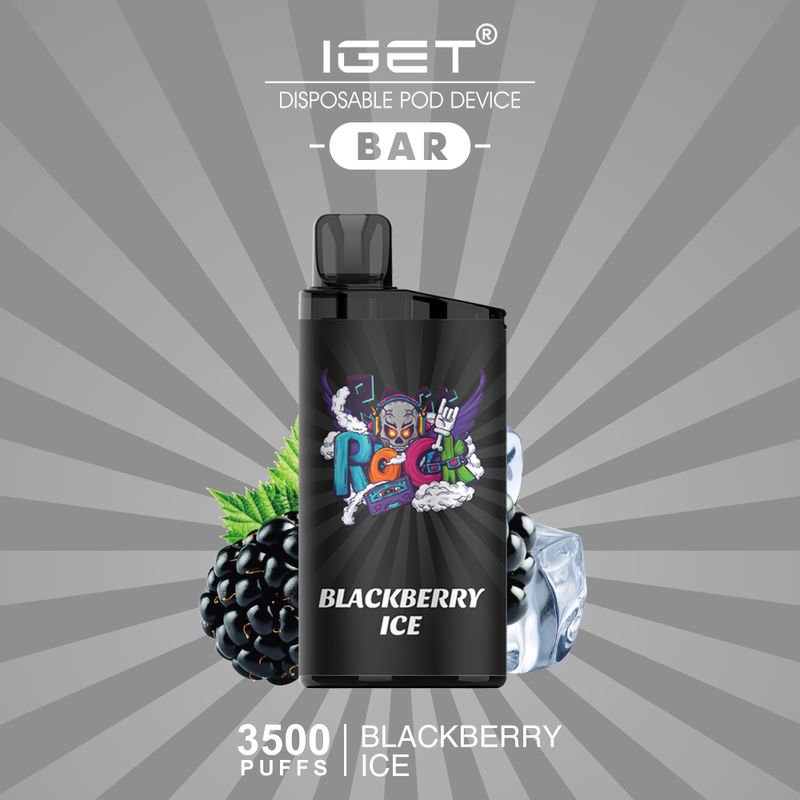 iget-bar-blackberry-ice-3500-puffs.jpeg IGET BAR BLACKBERRY ICE – 3500 PUFFS - Image 1