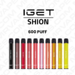 IGET SHION Disposable Vape Wholesale (600 Puffs)