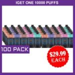 IGET ONE 12000 PUFFS – 100 PACK