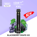 IGET XXL BLACKBERRY GRAPE ICE – 1800 PUFFS
