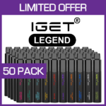 IGET LEGEND – 4000 PUFFS  – 50 PACK