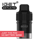 IGET BAR PLUS – POD ONLY – BLUEBERRY RASPBERRY Bubblegum – 6000 PUFFS (No Battery Base)