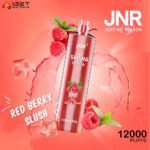 JNR SHISHA HOOKAH – RED BERRY BLUSH – 12000 PUFFS
